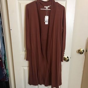 Simply Noelle Long summer cardigan with pockets